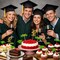 Graduation Decorations 2026-36 PCS Graduation Cupcake Toppers - 2026 Graduation Party Decorations - Mini Cake Decorations for Class of 2026,Diploma, 2026, Grad Cap Set (Green)